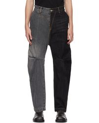 Adererror - Paneled Jeans - Lyst