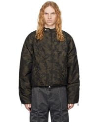 ANDERSSON BELL - Camouflage Lace-Up Padded Jacket - Lyst