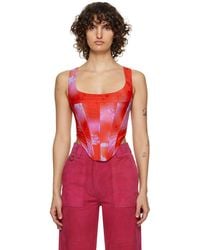 Miaou - Red Campbell Corset - Lyst