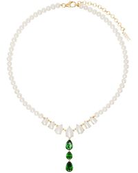 Veert - 'the Freshwater Pearl Drop Chain' Necklace - Lyst