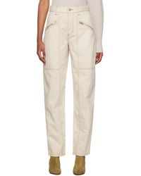 Isabel Marant - Off-white Fanny Jeans - Lyst