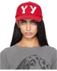 OPEN YY - 'Yy' Wool Heart Bone Ball Cap - Lyst