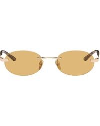 Gucci - Oval-Frame Sunglasses - Lyst
