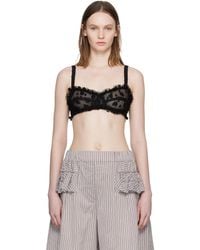 Dries Van Noten - Polka Dot Mesh Bralette - Lyst