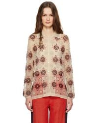 Bode - Solarium Long Sleeve Shirt - Lyst