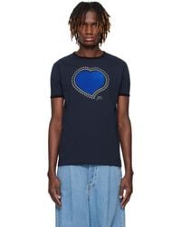 Dries Van Noten Hemmings Printed Double Sleeve T-Shirt in