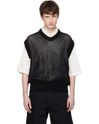 vowels - Knitted Vest - Lyst
