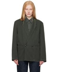 Lemaire - ネイビー Workwear デニム テーラードジャケット - Lyst