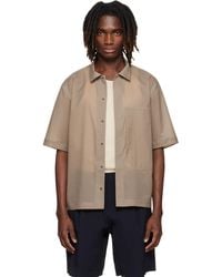 Veilance - Taupe Demlo S/S Shirt - Lyst