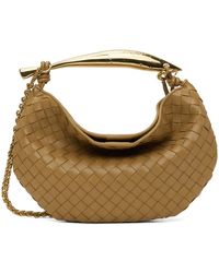 Bottega Veneta - Tan Sardine With Chain Bag - Lyst