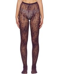 Swedish Stockings - Rosa Lace Tights - Lyst