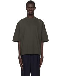 The Row - Supima Cotton Mock Neck T-Shirt - Lyst