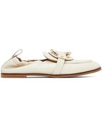 See By Chloé - Off-white Hana Loafers - Lyst
