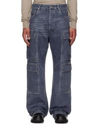 Rick Owens - Concordians Double Cargo Jeans - Lyst