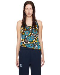 Wales Bonner - Débardeur Multicolore En Tricot À Motif Fleuri Édition Adidas Originals - Lyst