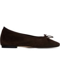 Aeyde - Tiby Suede Ballerina Flats - Lyst