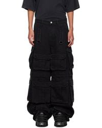 Vetements - Multipocket Denim Cargo Pants - Lyst