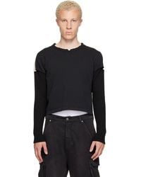 424 - Thermal Capped Sleeve T-Shirt - Lyst