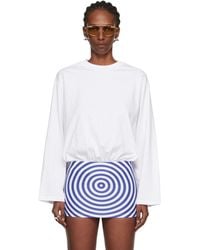 Jean Paul Gaultier - Mix Jersey Long Sleeves Bodysuit - Lyst