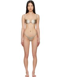 Isa Boulder - Bikini Tri-Twist & Tinytwist Argenté - Lyst