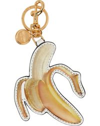 Moschino - イエロー Vitello Banana キーホルダー - Lyst