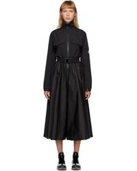 Moncler Black Belted Dress