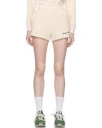 Sporty & Rich - Off-white Disco Shorts - Lyst