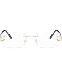 Cartier - 'Signature C De Glasses - Lyst
