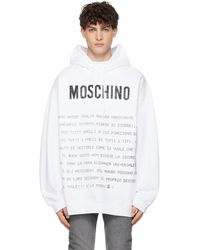 Moschino - Message Hoodie - Lyst