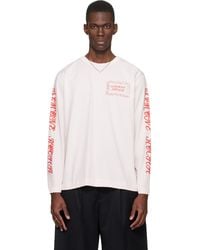 Simone Rocha - Pillowcase Logo Print Long Sleeve T-Shirt - Lyst