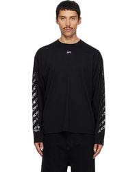 Off-White c/o Virgil Abloh - Chain Arrow Diagonal Skate Long Sleeve T-Shirt - Lyst