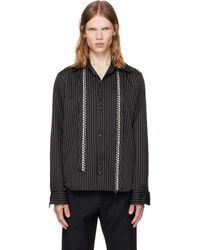 AV VATTEV - Detachable Collar Scarf Shirt - Lyst