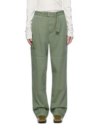 Lemaire - Green Relaxed Jeans - Lyst