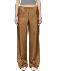 Loulou de Saison - Alera Lds Silk Twill Trousers - Lyst