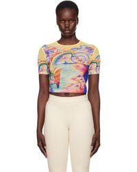 CASABLANCA - Printed Mesh Baby T-Shirt - Lyst
