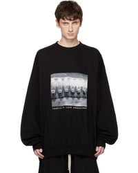 Rick Owens - Temple Hun Crewneck Sweatshirt - Lyst