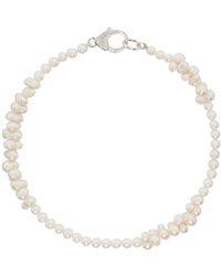 Hatton Labs - Ssense Exclusive Pearl Necklace - Lyst