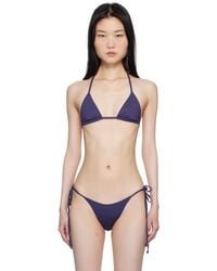Frankie's Bikinis - ネイビー Nick Skimpy 三角ビキニトップ - Lyst