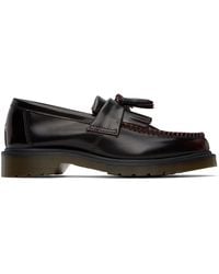 Dr. Martens - Burgundy Adrian Arcadia Leather Tassel Loafers - Lyst