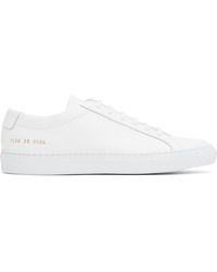 Common Projects - Baskets Basses Achilles Blanches - Lyst