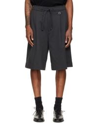 WOOYOUNGMI - Single-Pleat Cotton Shorts - Lyst