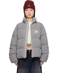 Moncler Genius - Moncler X Palm Angels グレー Austru ダウンジャケット - Lyst