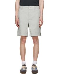 BOSS - Short Vert En Denim À Taille Élastique - Lyst