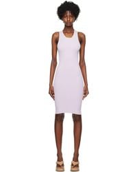 REMAIN Birger Christensen - Purple Halter Midi Dress - Lyst