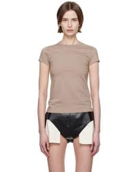 Rick Owens - Taupe Hollywood Cropped Level T-Shirt - Lyst