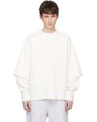 Seventh - Off- Raglan Layered Longsleeve T-Shirt - Lyst