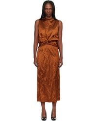 Lanvin - Back Cape Maxi Dress - Lyst