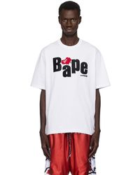 A Bathing Ape - Heart Ape Head Relaxed Fit T-Shirt - Lyst