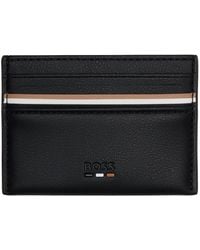 BOSS - Faux-Leather Card Holder - Lyst