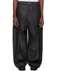 SAGE NATION - Box Pleat Denim Jeans - Lyst